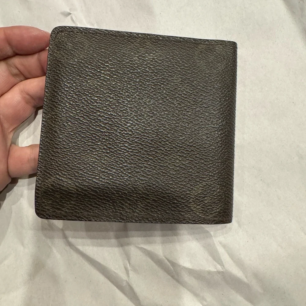 Louis Vuitton Monogram Ebien Multiple Wallet Card Case Leather Marco Bifold - Picture 2 of 7